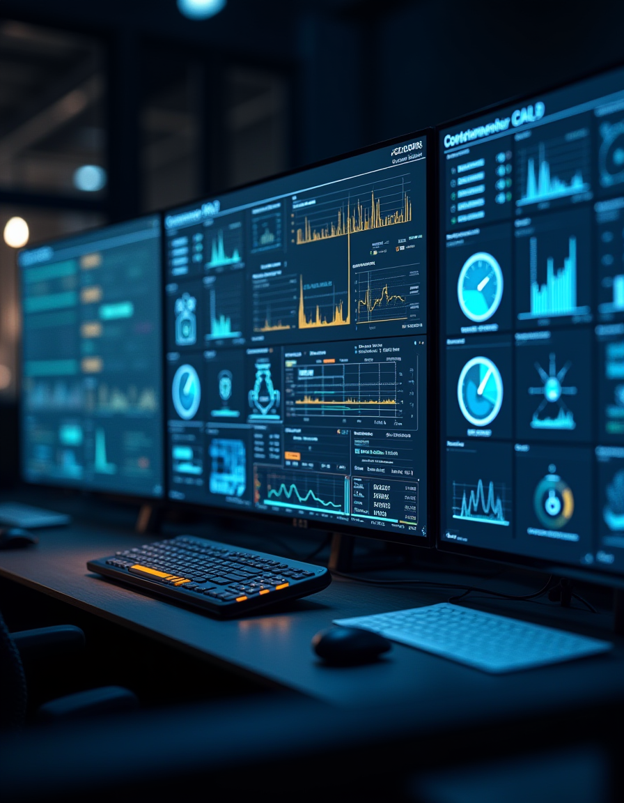 SCADA operations dashboard